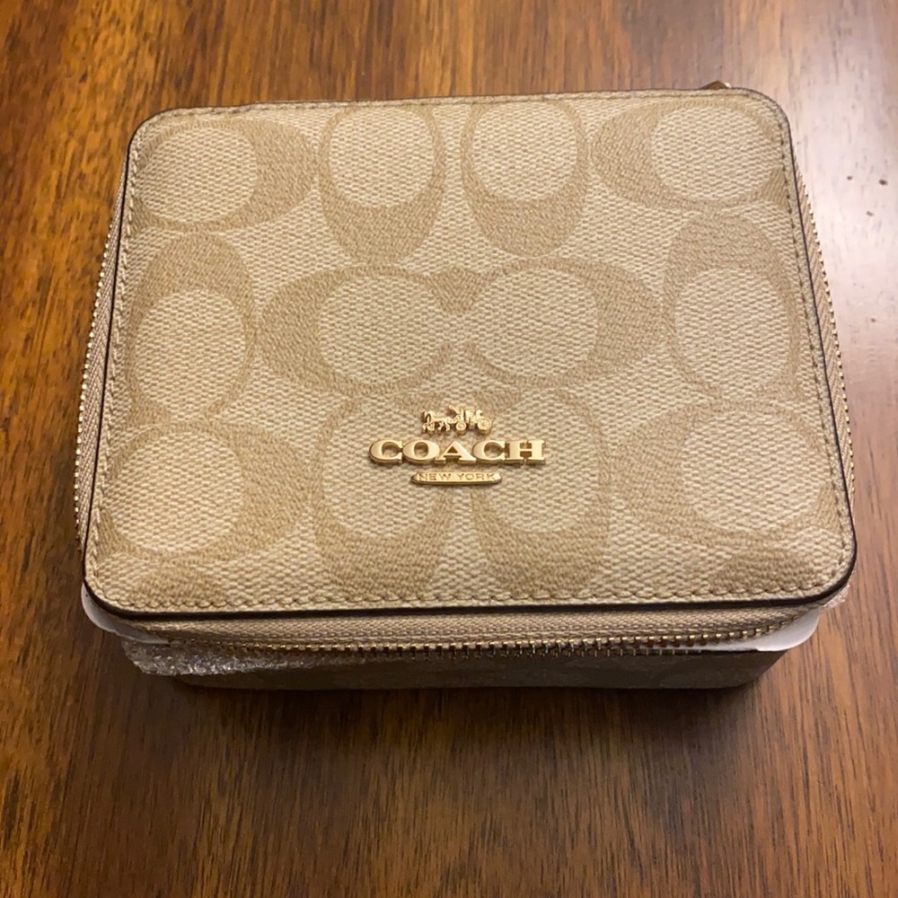 Authentic COACH jewelry box